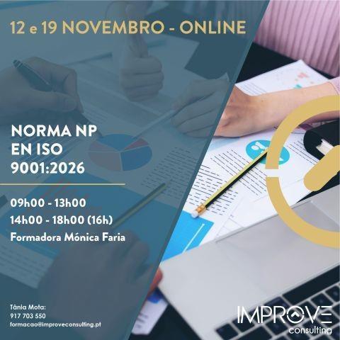 Norma NP EN ISO 9001:2026 